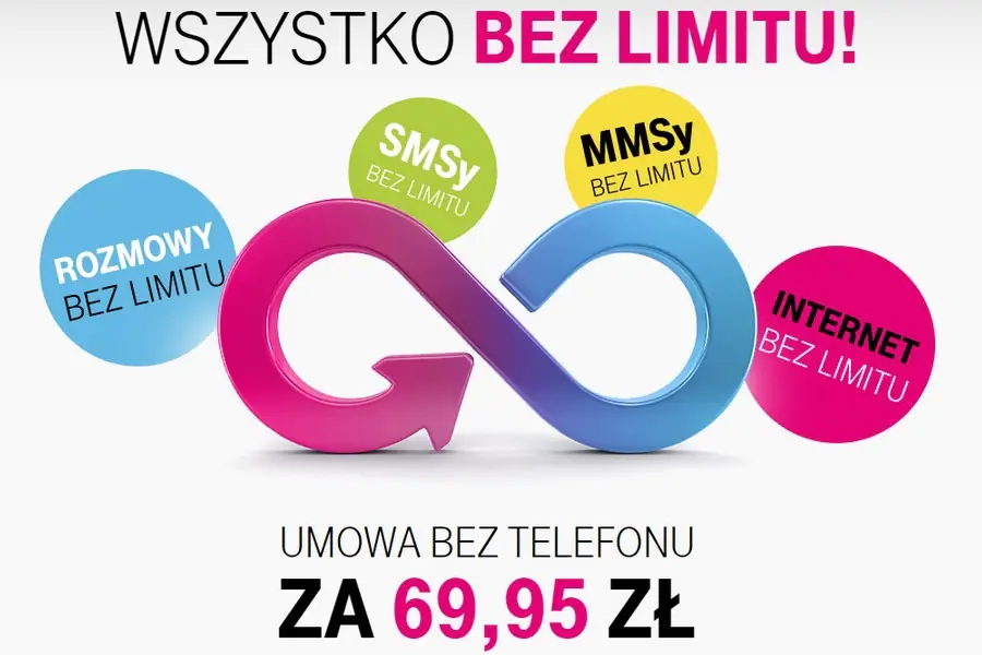 Oferta specjalna T Mobile na abonament no limit za 69 95 zł