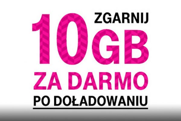 10 GB po doładowaniu w T-Mobile MIX