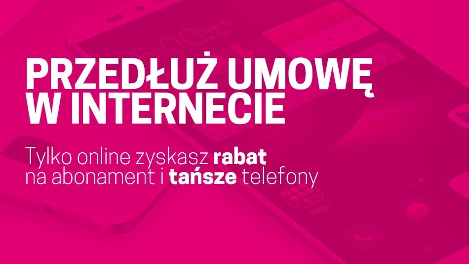 Rabaty online dla przedłużających umowę w T-Mobile