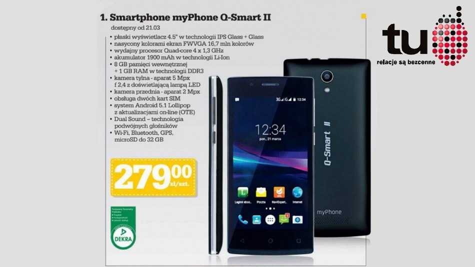 myPhone Q Smart II w Biedronce