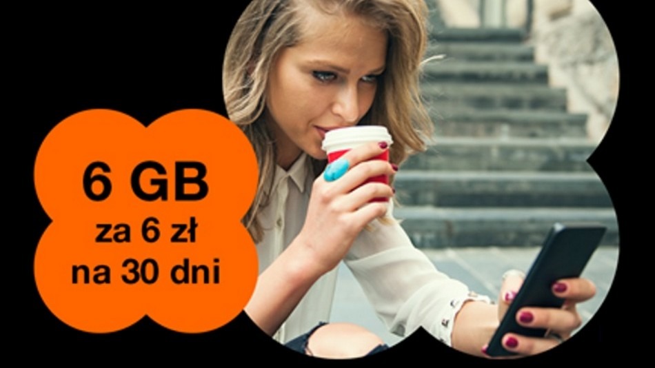 6 GB za 6 zł w Orange na kartę