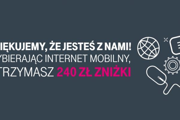 Internet mobilny w T-Mobile taniej o 240 zł