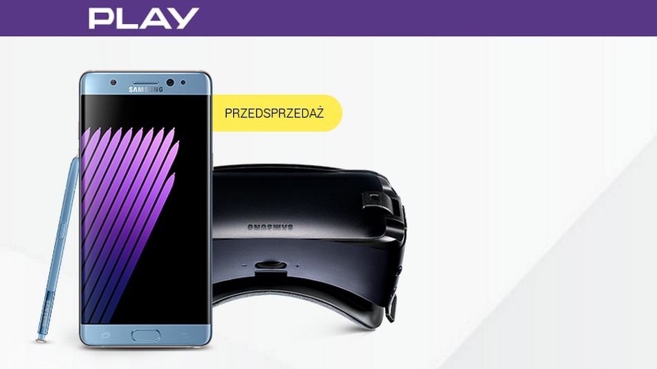Samsung Galaxy Note 7 - przedsprzedaż w Play