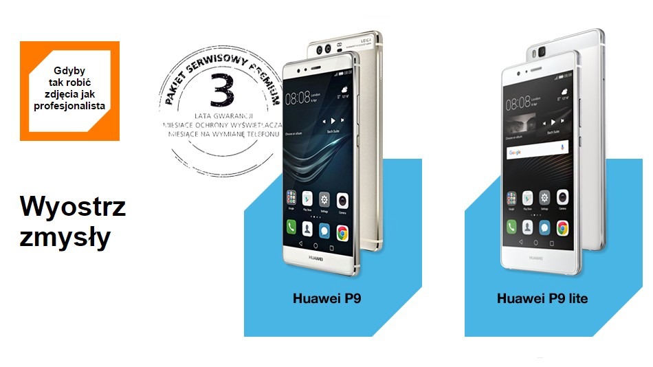 Orange - Huawei P9 i P9 Lite