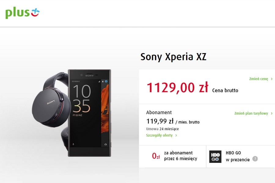 Sony Xperia XZ w Plus GSM