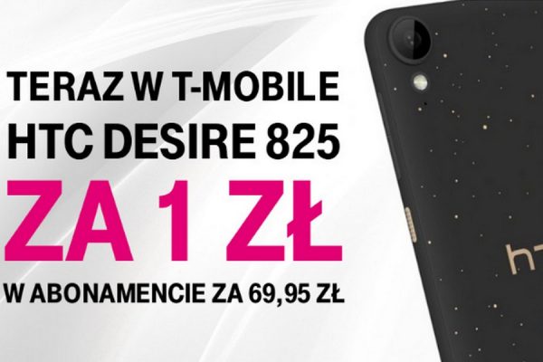 HTC 825 za 1 zł w T-Mobile