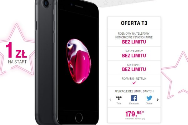 iPhone 7 od 1 zł w T-Mobile
