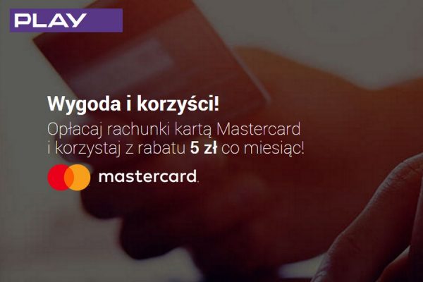 Mastercard - taniej w Play o 5 zł