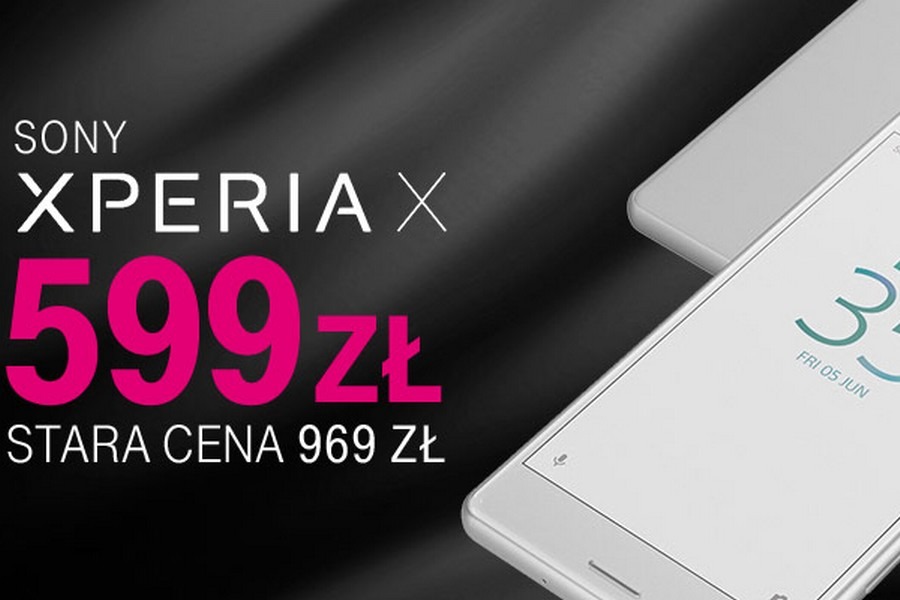 Xperia X za 599 zł w T-Mobile
