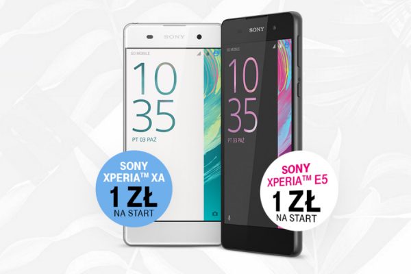 Xperia XA i E5 za 1 zł w T-Mobile