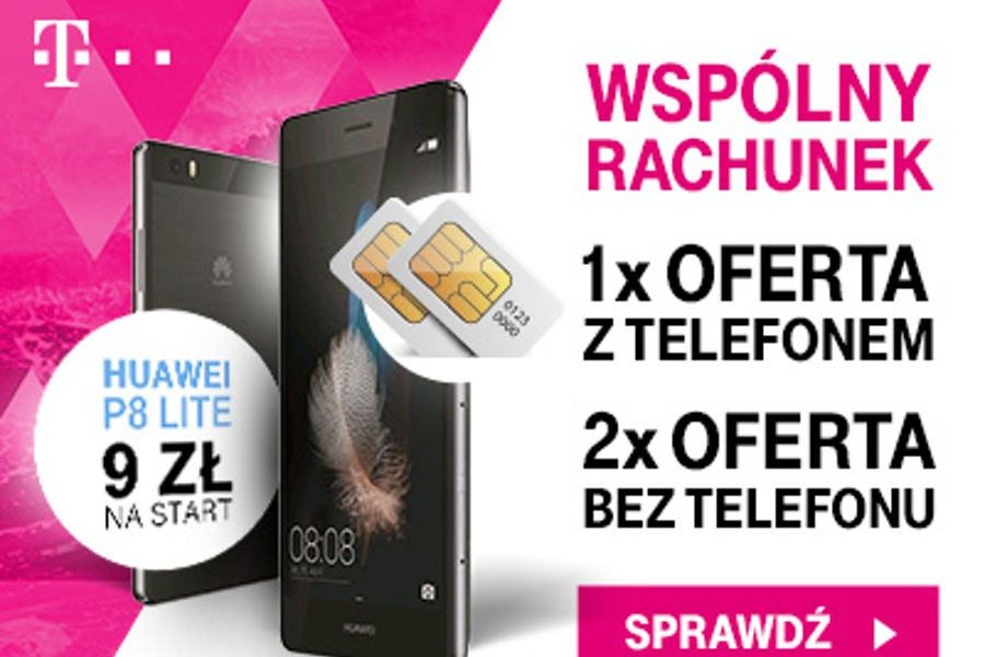 Huawei P8 Lite za 9 zł w T-Mobile