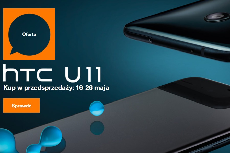 HTC U11 Orange