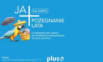 Pożegnanie lata z Plusem – 50% doładowania ekstra