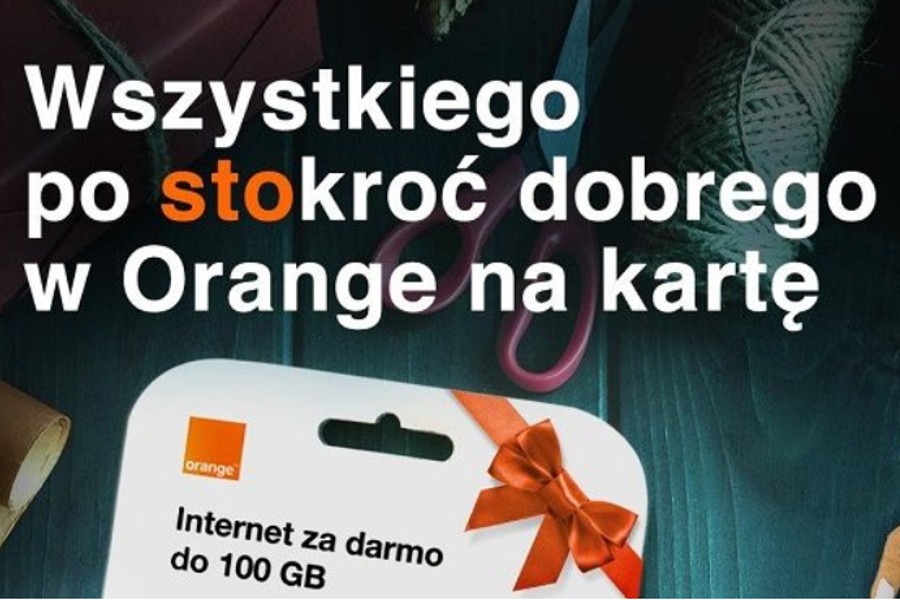 Darmowe 100 zł Orange