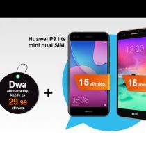 LG K10 (2017) i Huawei P9 Lite Mini w Orange Duet
