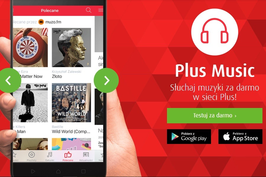 Plus Music – muzyka na smartfonie za darmo