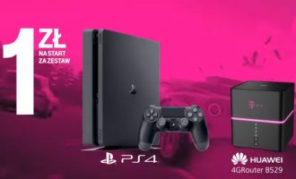 Nielimitowany Internet Domowy T-Mobile i PlayStation 4 za 1 zł!