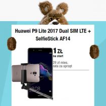 Huawei P9 Lite (2017) + selfie stick w Plushu