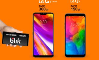 Promocja z czekiem Blik z 2 telefonami LG w Orange