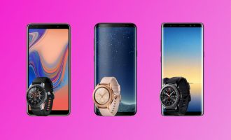 3 telefony Samsung Galaxy + smartwatch w T-Mobile
