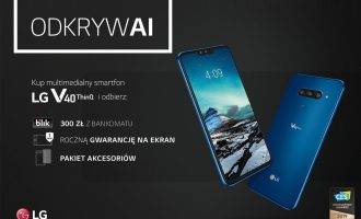 LG V40 ThinQ w Play – 300 zł zwrotu i prezenty gratis