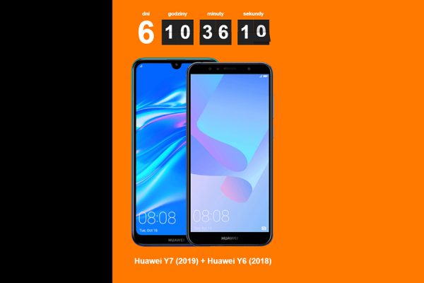 Orange Huawei Y7 i Y6 za 0 zł