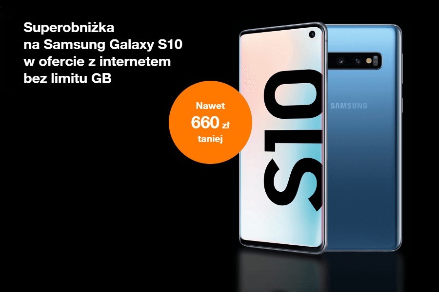 Superobniżka cen Samsunga Galaxy S10 w Orange – taniej nawet o 660 zł