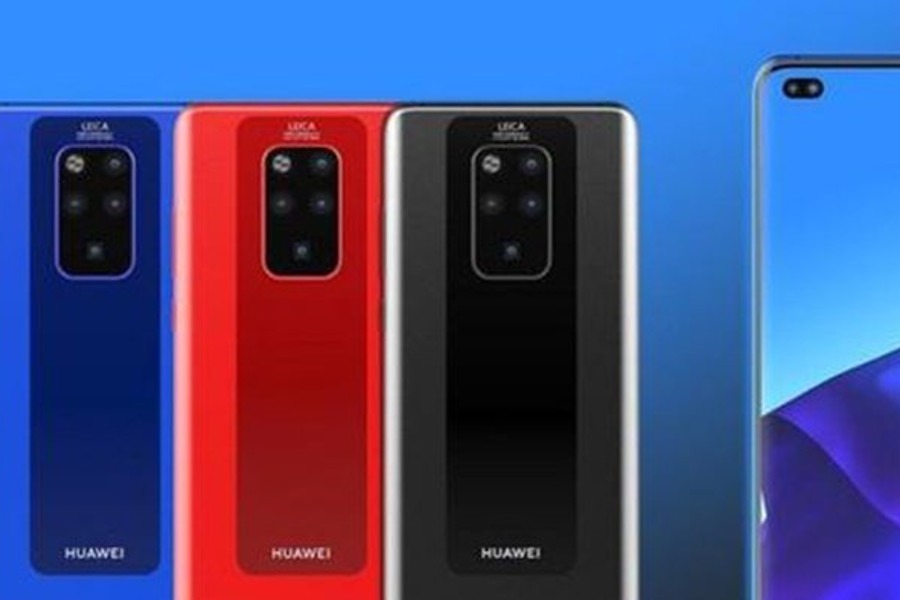 Huawei Mate 30 Pro render