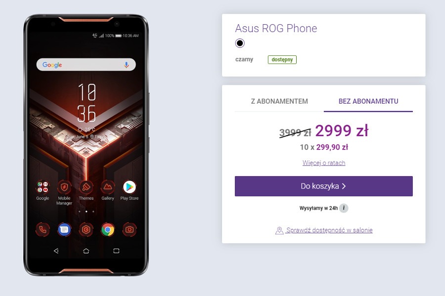 Asus ROG Phone promocja