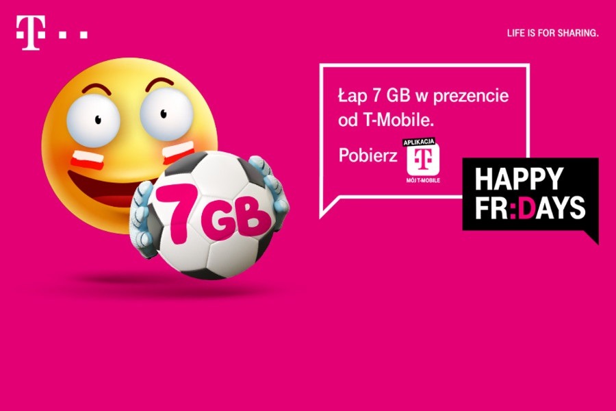 Happy Fridays T-Mobile 7 GB promocja