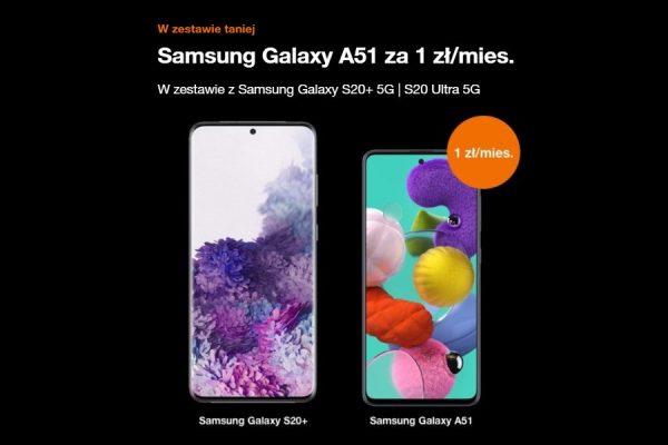 Orange Samsung Galaxy A51 promocja