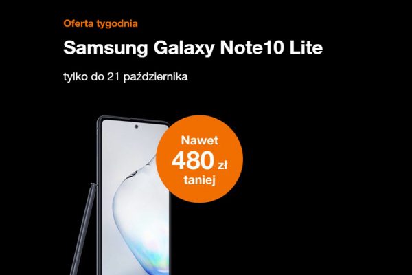 Samsung Galaxy Note10 Lite promocja