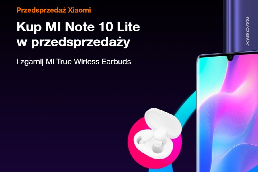 Xiaomi Mi Note 10 lite promocja