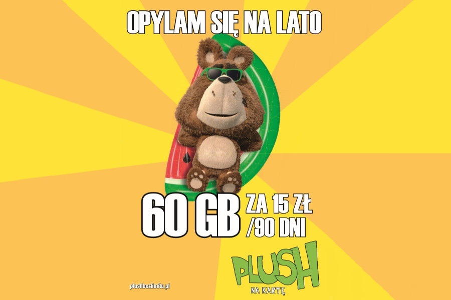 Plus Plush promocja 60 GB