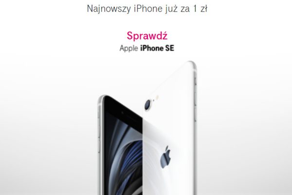 iPhone SE 2020 za 1 zł
