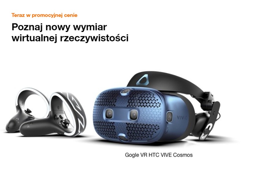 HTV Vive Cosmos gogle VR promocja