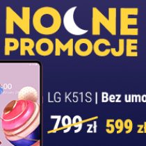 Nocna promocja Play – LG K51s za 599 zł