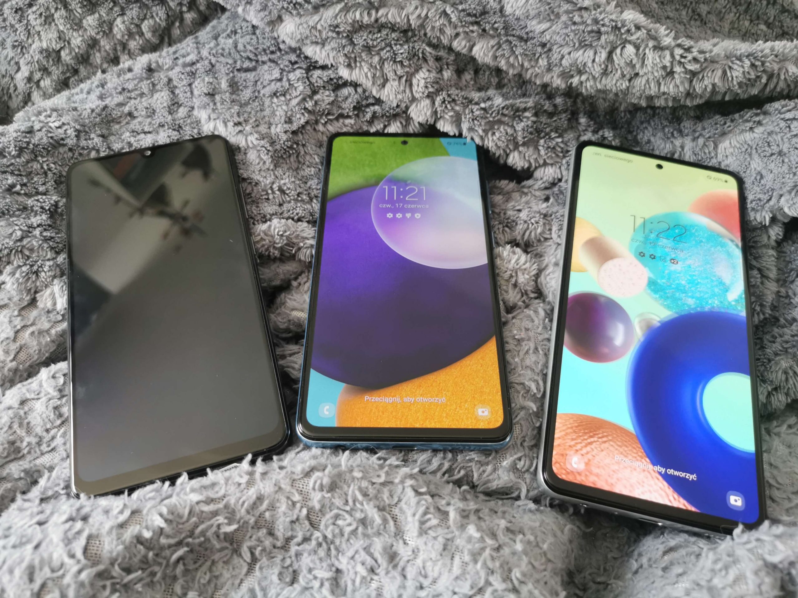 Samsung Galaxy A72, A52, A32 recenzja