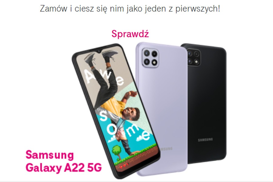 Samsung Galaxy A22 5G przedsprzedaż