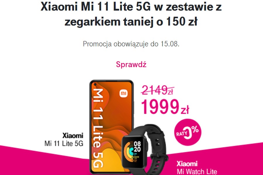 Xiaomi Mi 11 Lite promocja