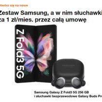 Samsung Galaxy Z Fold3 i Z Flip3 z prezentem w Orange
