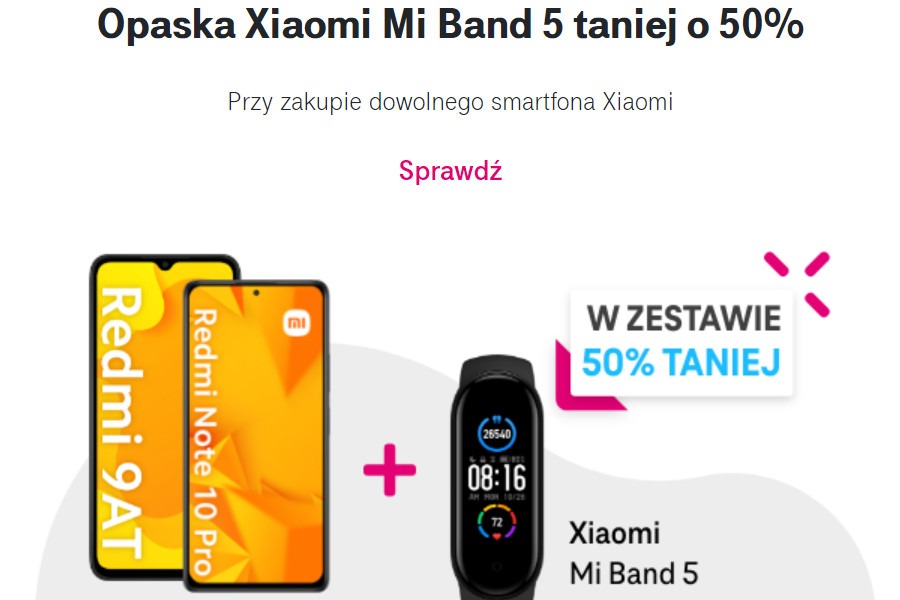 Xiaomi Mi Band 5 promocja