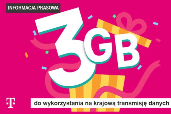 T-Mobile 3 GB ekstra
