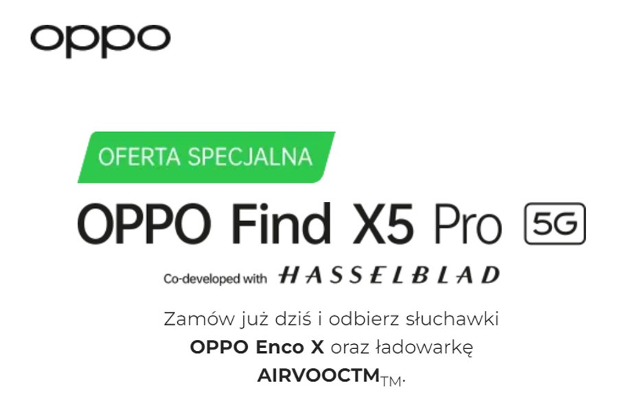 OPPO Find X5 Pro przedsprzedaż