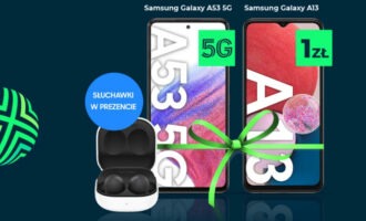 Samsung Galaxy A53 5G + drugi smartfon i słuchawki za 1 zł w Plusie