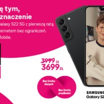 Samsung Galaxy S22 z 1 ratą gratis w T-Mobile