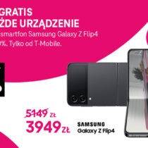 Samsung Galaxy Z Flip4 w T-Mobile – 6 rat gratis