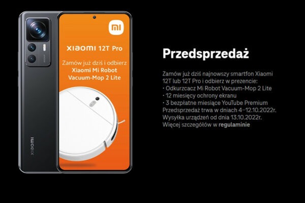Xiaomi 12T Pro promocja
