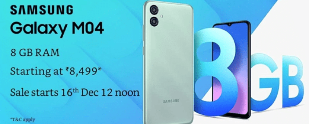 Samsung Galaxy M04 premiera