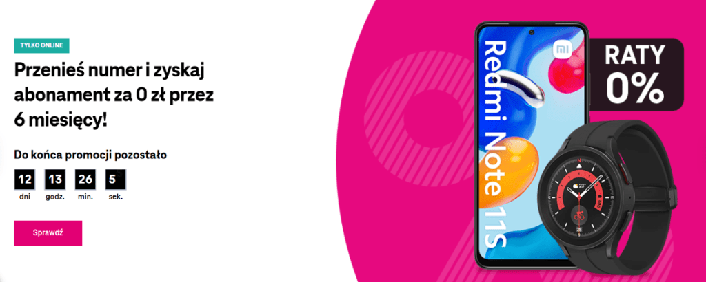 T-Mobile przeniesienie numeru promocja